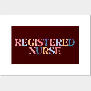 RN Registered Nurse Posters and Art